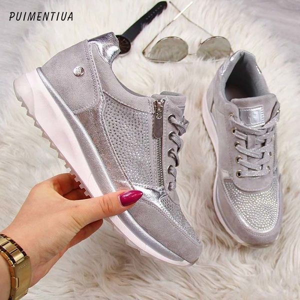 women shoes gold sneakers zipper platform trainers casual lace-up tenis feminino zapatos de mujer womens platform sneakers y200424, Black
women shoes gold sneakers zipper platform trainers casual lace-up tenis feminino zapatos de mujer womens platform sneakers y200424, Black