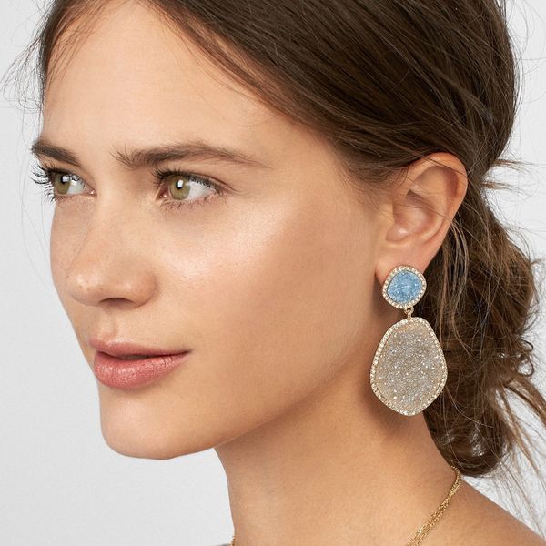 new fashion alloyed earrings shiny irregular earrings elegant women square dangle drop earrings for dinner party, Silver
new fashion alloyed earrings shiny irregular earrings elegant women square dangle drop earrings for dinner party, Silver