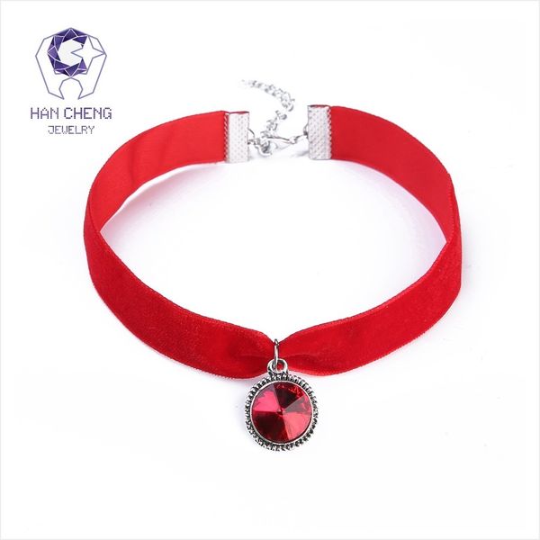 hancheng new fashion velvet ribbon silver plated created crystal pendant choker necklace women necklaces collar jewelry bijoux
hancheng new fashion velvet ribbon silver plated created crystal pendant choker necklace women necklaces collar jewelry bijoux