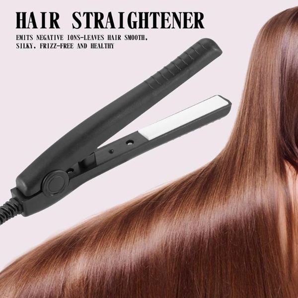 mini electric splint flat iron ceramic hair curler & straightener hair perming styling appliance crimper us 220v, Black
mini electric splint flat iron ceramic hair curler & straightener hair perming styling appliance crimper us 220v, Black