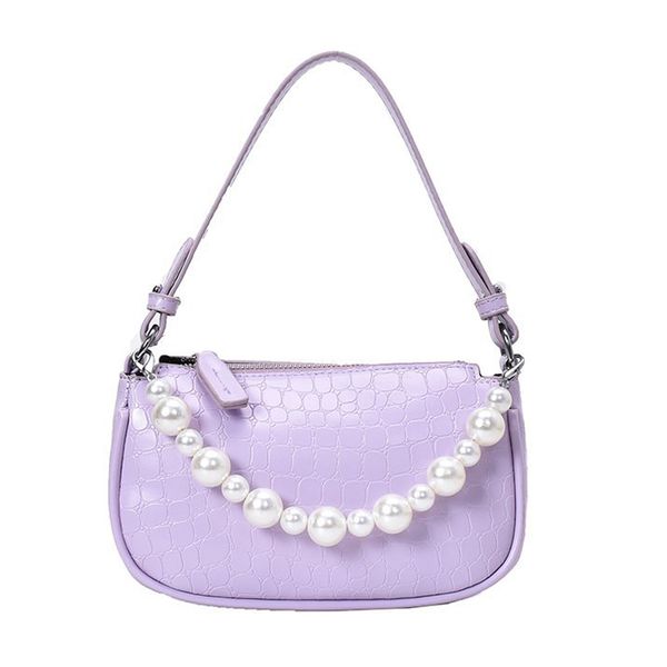 fashion lady shoulder bag pearl decoration female handbag temperament simple imitation leather work bag youth solid color purple
fashion lady shoulder bag pearl decoration female handbag temperament simple imitation leather work bag youth solid color purple
