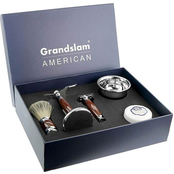 men luxury shaving gift set kit double edge safety razor badger hair shaving brush holder stand shaving mug bowl soap cream j190718
men luxury shaving gift set kit double edge safety razor badger hair shaving brush holder stand shaving mug bowl soap cream j190718