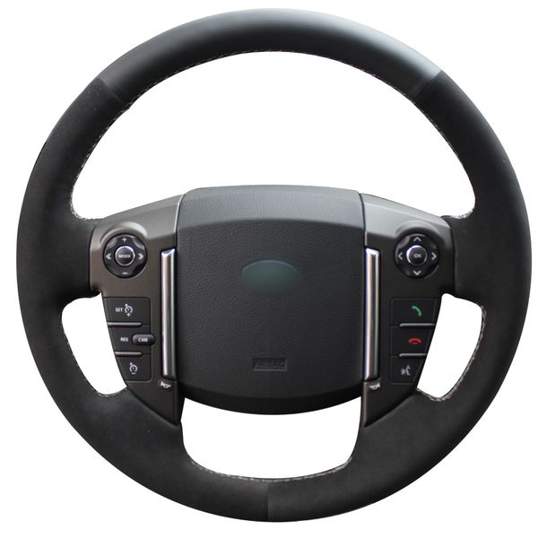 diy hand sewing black genuine leather black suede car steering wheel cover for 2013 land rover ander 2 2013-2015
diy hand sewing black genuine leather black suede car steering wheel cover for 2013 land rover ander 2 2013-2015