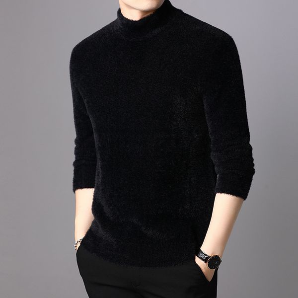 winter black sweaters for men faux fur fluffy sweater oversize fleece stand collar pullover knitwear men warm long sleeve, White;black
winter black sweaters for men faux fur fluffy sweater oversize fleece stand collar pullover knitwear men warm long sleeve, White;black