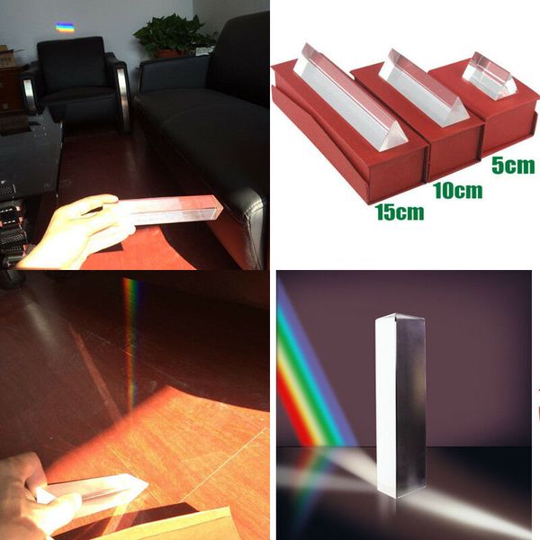 optical glass triangular prism marble triple triangular prism physics teaching light spectrum crystal decoration
optical glass triangular prism marble triple triangular prism physics teaching light spectrum crystal decoration