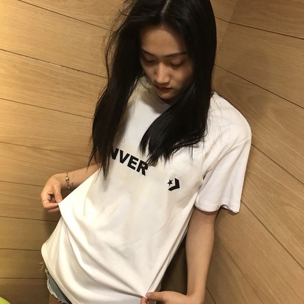 19SS Wholesale New Popular Youth Leisure and Fashion Womens Designer T Shirts Letter Printing Pure Cotton White Womens Designer Clothing
19SS Wholesale New Popular Youth Leisure and Fashion Womens Designer T Shirts Letter Printing Pure Cotton White Womens Designer Clothing
