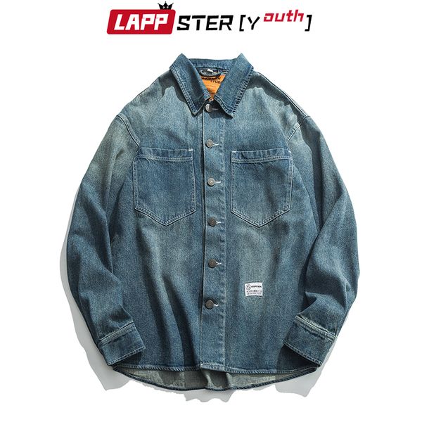 lappster мужчины япония уличная одежда джинсовые рубашки 2019 осень man harajuku старинные рубашки с длинным рукавом хип-хоп карманные модны, White;black
lappster мужчины япония уличная одежда джинсовые рубашки 2019 осень man harajuku старинные рубашки с длинным рукавом хип-хоп карманные модны, White;black
