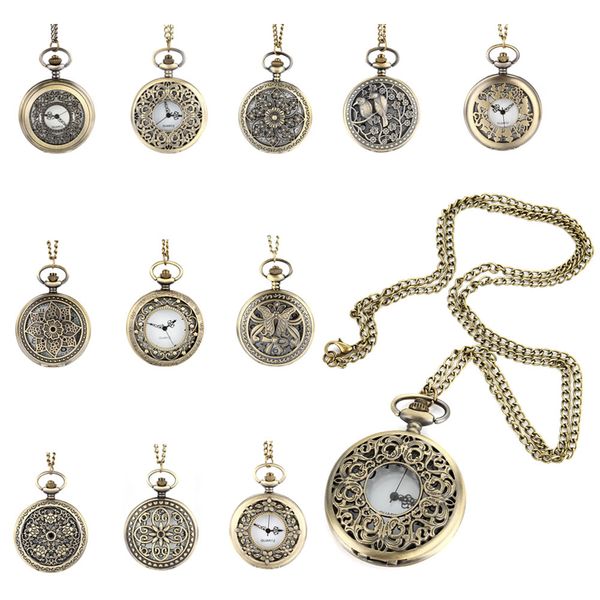 new vintage steampunk hollow flower quartz pocket watch necklace pendant chain clock gifts vn 68, Slivery;golden
new vintage steampunk hollow flower quartz pocket watch necklace pendant chain clock gifts vn 68, Slivery;golden