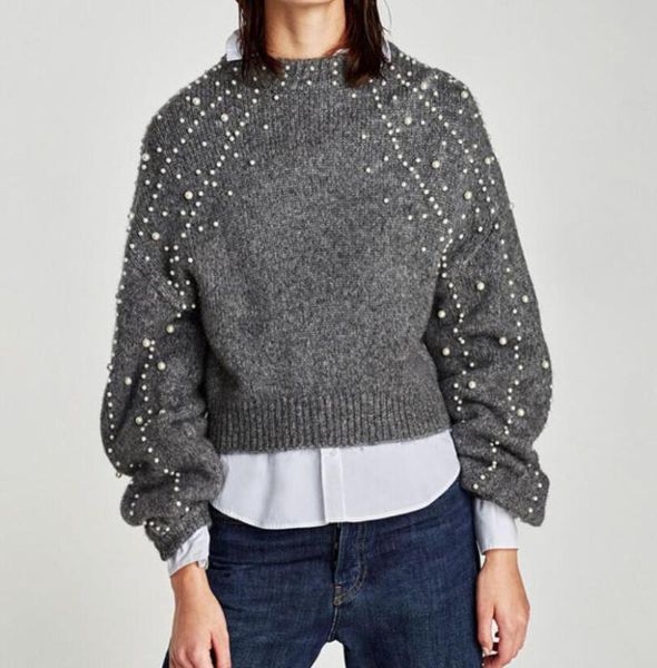 women's sweaters casual o-neck pullovers winter warm soft turtleneck knitted female pearl beading jumper sweater ropa mujer, White;black
women's sweaters casual o-neck pullovers winter warm soft turtleneck knitted female pearl beading jumper sweater ropa mujer, White;black