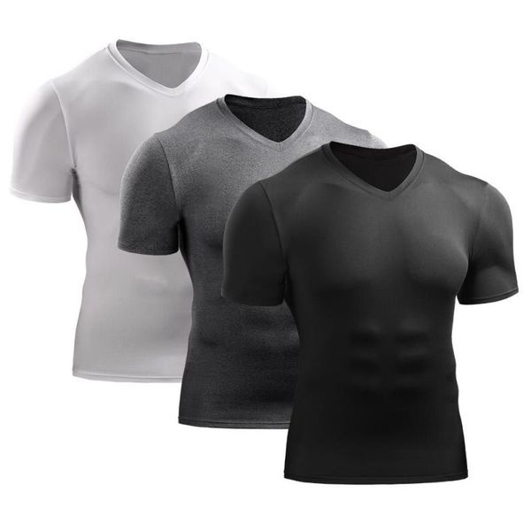 men's tight-fitting v-neck sports t-shirt fitness clothing running high-elastic breathable quick-drying short sleeve, Black;blue
men's tight-fitting v-neck sports t-shirt fitness clothing running high-elastic breathable quick-drying short sleeve, Black;blue