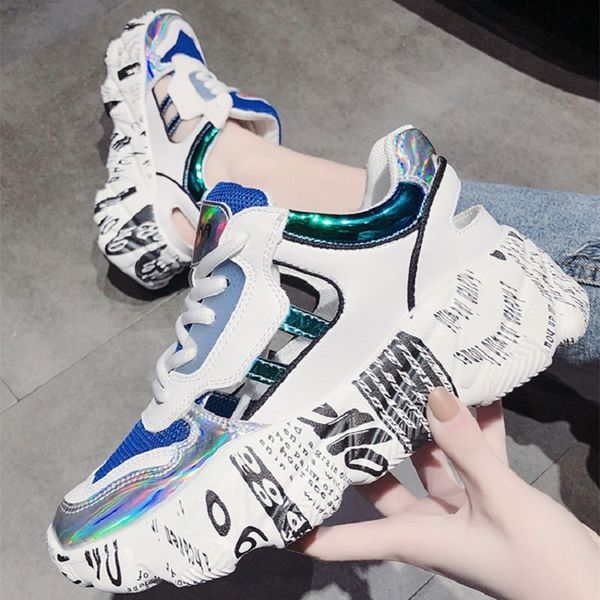 hollow summer net shoes 2019 spring single shoes wild mesh breathable laser old, Black
hollow summer net shoes 2019 spring single shoes wild mesh breathable laser old, Black