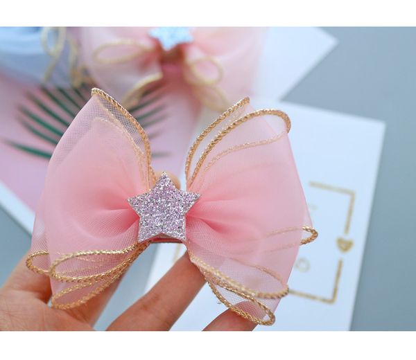 20pcs 5''big bowknot hairpin with crystal yarn hair clip spun gold star bow hair clip baby hairpin girls, Slivery;white
20pcs 5''big bowknot hairpin with crystal yarn hair clip spun gold star bow hair clip baby hairpin girls, Slivery;white