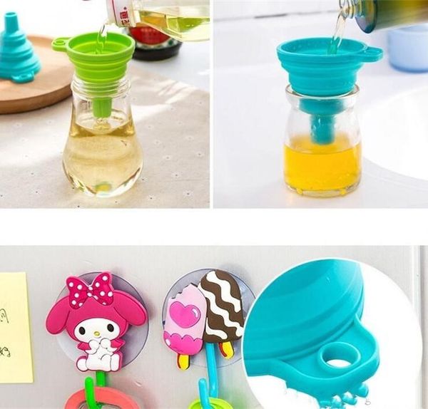 protable mini collapsible style funnels silicone foldable funnel hopper kitchen cozinha cooking tools accessories gadgets lxl1116-1
protable mini collapsible style funnels silicone foldable funnel hopper kitchen cozinha cooking tools accessories gadgets lxl1116-1