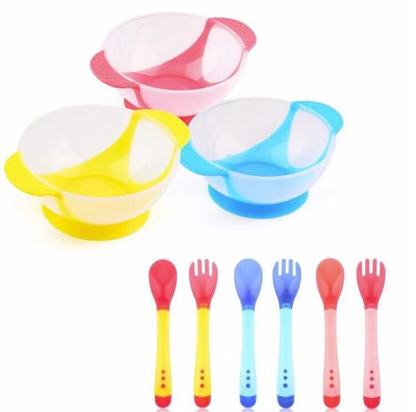 1set/3pcs baby spoon bowl learning dishes with suction cup assist food bowl temperature sensing spoon baby tableware
1set/3pcs baby spoon bowl learning dishes with suction cup assist food bowl temperature sensing spoon baby tableware