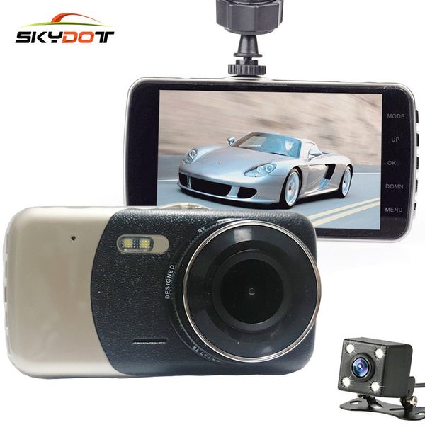 skydot 4 inch car dvr dual lens dash cam full hd 1080p video recorder with rearview camera night vision g-sensor 170 degree dvrs
skydot 4 inch car dvr dual lens dash cam full hd 1080p video recorder with rearview camera night vision g-sensor 170 degree dvrs