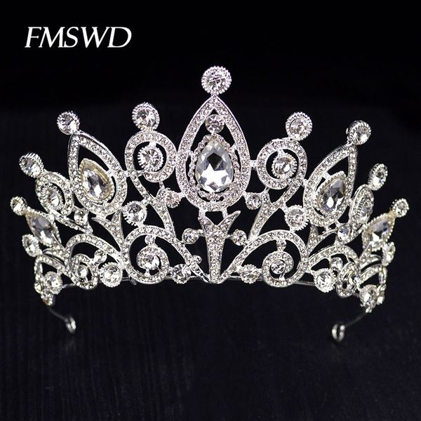 silver baroque crystal large crown hair jewelry rhinestone crystal queen bride tiara crown for wedding hair accessories hg-005, White;golden
silver baroque crystal large crown hair jewelry rhinestone crystal queen bride tiara crown for wedding hair accessories hg-005, White;golden
