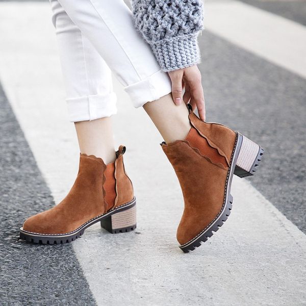big size boots women shoes ankle boots for women ladies shoes woman winter pure color round head, Black
big size boots women shoes ankle boots for women ladies shoes woman winter pure color round head, Black