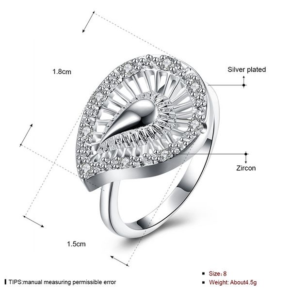 wedding water droplets plated sterling silver finger ring fit women,wedding white gemstone 925 silver plate rings solitaire ring er304, Slivery;golden
wedding water droplets plated sterling silver finger ring fit women,wedding white gemstone 925 silver plate rings solitaire ring er304, Slivery;golden
