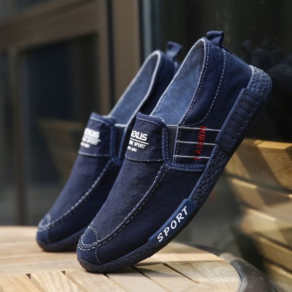 new fashion men's canvas shoes explosion models washed cloth casual men's shoes canvas lazy, Black
new fashion men's canvas shoes explosion models washed cloth casual men's shoes canvas lazy, Black