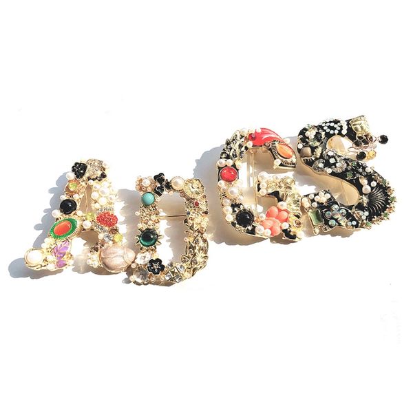 cute pearl rhinestone letter brooch painting oil fruit gold flower brooch pin for women girls suit creative jewelry accessories, Gray
cute pearl rhinestone letter brooch painting oil fruit gold flower brooch pin for women girls suit creative jewelry accessories, Gray