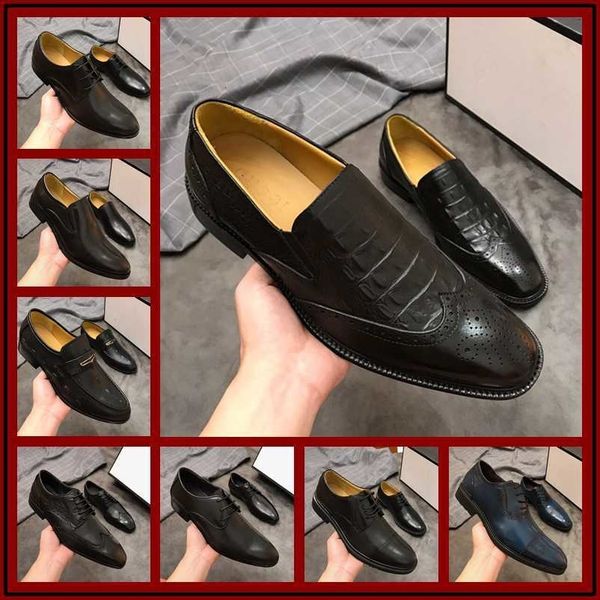 fashion mens office dress dhoes genuine leather breathable italian designer men work shoes flats suit for party size 38-45, Black 
fashion mens office dress dhoes genuine leather breathable italian designer men work shoes flats suit for party size 38-45, Black
