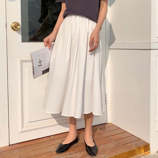 2020 women spring white skirt high waist elastic women a-line skirts saia elegant vintage skirts faldas jupe femme, Black
2020 women spring white skirt high waist elastic women a-line skirts saia elegant vintage skirts faldas jupe femme, Black