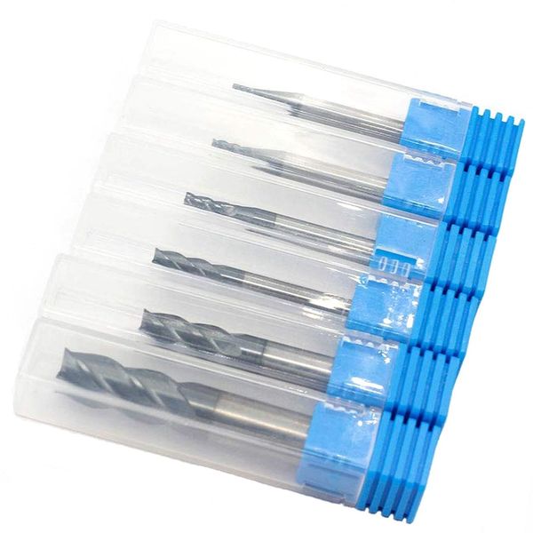 6pcs 4 flutes end mills set for steels square cnc carbide milling cutter spiral router bits dia(1 2 3 4 6 8mm
6pcs 4 flutes end mills set for steels square cnc carbide milling cutter spiral router bits dia(1 2 3 4 6 8mm