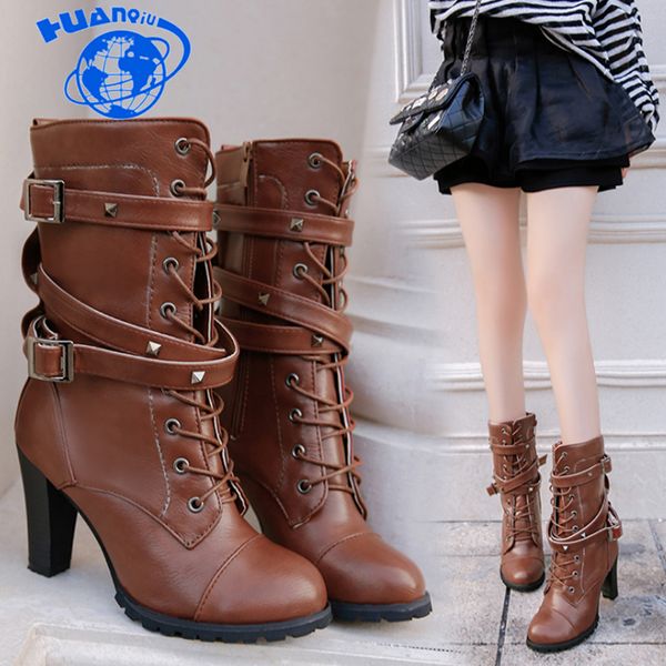 huanqiu 2019 fashion ladies boots spring zipper rivet thick middle boots high heel large size 43 women shoes zll675, Black
huanqiu 2019 fashion ladies boots spring zipper rivet thick middle boots high heel large size 43 women shoes zll675, Black
