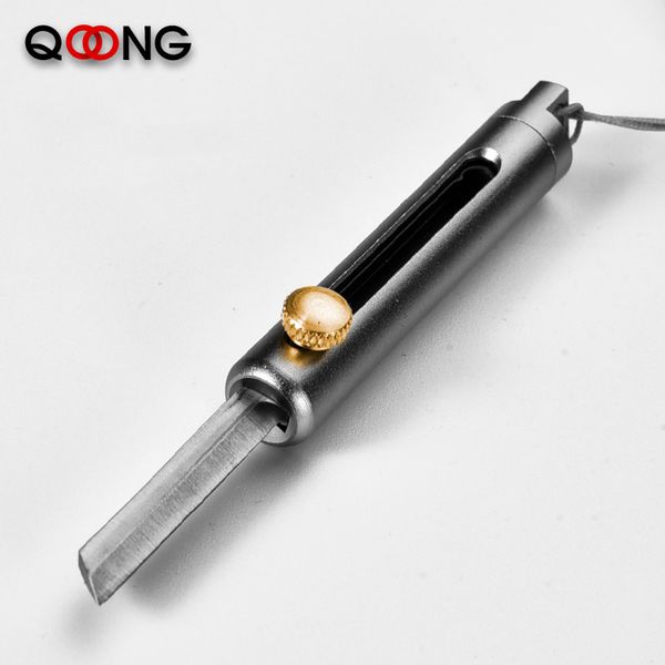 qoong multi-function mini knife keychain exquisite outdoor portable demolition knife key chain ring s61, Silver
qoong multi-function mini knife keychain exquisite outdoor portable demolition knife key chain ring s61, Silver