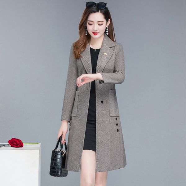 kmetram 2020 autumn winter jacket women long trench coat female jacket fashion vintage jackets plus size manteau femme my5288, Tan;black
kmetram 2020 autumn winter jacket women long trench coat female jacket fashion vintage jackets plus size manteau femme my5288, Tan;black