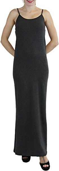 tobeinstyle women's sleeveless maxi-dress with adjustable spaghetti straps, Black;gray
tobeinstyle women's sleeveless maxi-dress with adjustable spaghetti straps, Black;gray