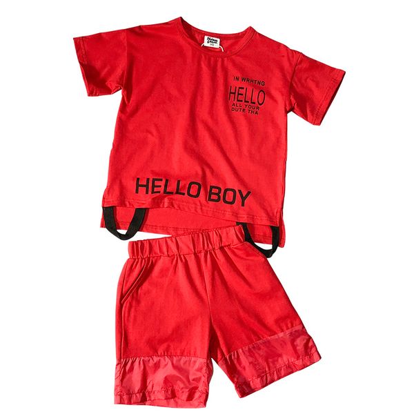 горячие продавать новинки 2019 boys'suit детских новых летнего платья для детей спорта и развлечений коротких рукава костюма мальчик одежды, White
горячие продавать новинки 2019 boys'suit детских новых летнего платья для детей спорта и развлечений коротких рукава костюма мальчик одежды, White