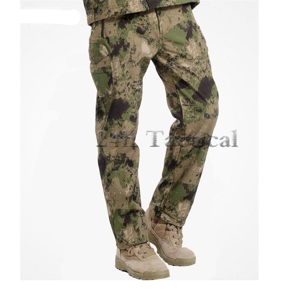 men camouflage outdoor fleece soft shell trouser camping trekking hiking climbing skiing fishing winter waterproof pants, Black;green
men camouflage outdoor fleece soft shell trouser camping trekking hiking climbing skiing fishing winter waterproof pants, Black;green