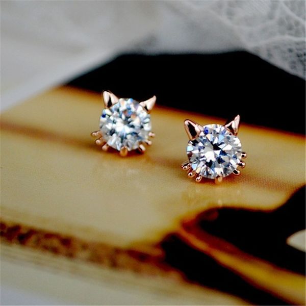 silver plated jewelry chic cat shaped purple crystal ear stud earrings girl fashion gift, Golden;silver
silver plated jewelry chic cat shaped purple crystal ear stud earrings girl fashion gift, Golden;silver