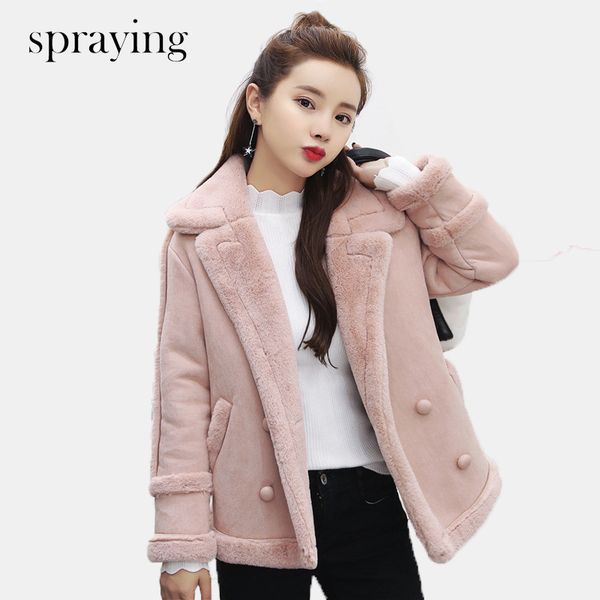 new fashion fleece warm coat women short parka long sleeve woolen double breasted coat winter and early spring clothes, Black
new fashion fleece warm coat women short parka long sleeve woolen double breasted coat winter and early spring clothes, Black