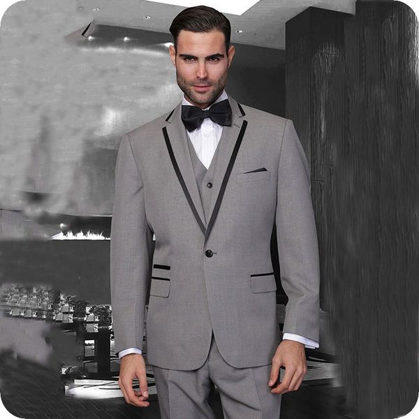 latest coat pant designs grey men wedding suit black notched lapel groom tuxedo blazer man jacket 3piece slim fit groomsmen costume homme, Black;gray
latest coat pant designs grey men wedding suit black notched lapel groom tuxedo blazer man jacket 3piece slim fit groomsmen costume homme, Black;gray