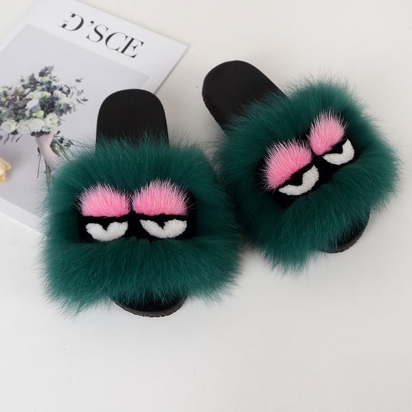 new women fox fur slippers summer outdoor fur slides fashion little monster home slippers women furry slippers big size
new women fox fur slippers summer outdoor fur slides fashion little monster home slippers women furry slippers big size