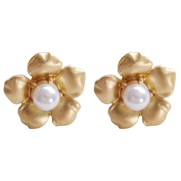 beautiful matte gold color flowers clip earrings simple simulated-pearls funny earrings women jewelry, Silver
beautiful matte gold color flowers clip earrings simple simulated-pearls funny earrings women jewelry, Silver