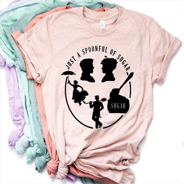 just a spoonful of sugar letter loose short-sleeved t-shirt t-shirt casual clothes casual clothes upper garment, White
just a spoonful of sugar letter loose short-sleeved t-shirt t-shirt casual clothes casual clothes upper garment, White