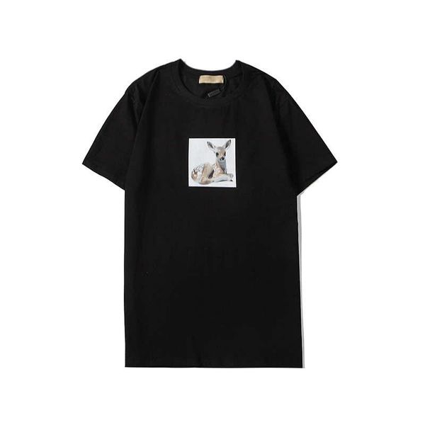 20ss men t shirt summer new fashion casual wear 3d fawn printed womens short sleeved cotton shirts mens designer t shirts, White;black
20ss men t shirt summer new fashion casual wear 3d fawn printed womens short sleeved cotton shirts mens designer t shirts, White;black