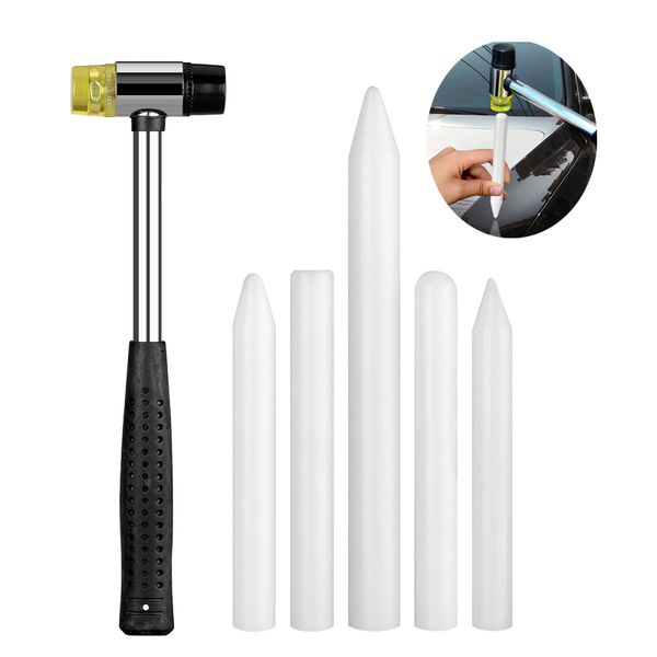 diy pdr tools kit for car rubber hammer+pdr 5pcs white tap down pen dent removal repair tool auto dent repair tool hand set
diy pdr tools kit for car rubber hammer+pdr 5pcs white tap down pen dent removal repair tool auto dent repair tool hand set