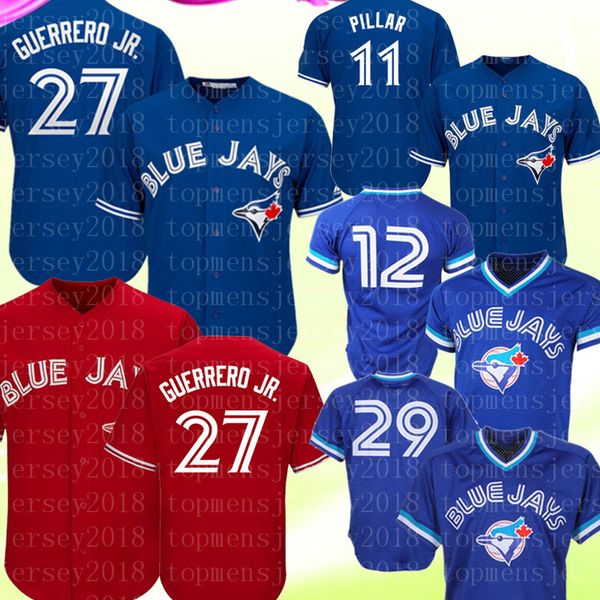 toronto # blue jays 27 vladimir guerrero jr. jersey mens 12 roberto alomar 11 kevin pillar 29 joe carter embroidery baseball jerseys, Blue;black
toronto # blue jays 27 vladimir guerrero jr. jersey mens 12 roberto alomar 11 kevin pillar 29 joe carter embroidery baseball jerseys, Blue;black