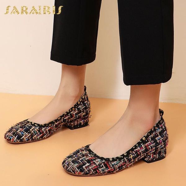 sarairis 2020 new fashion mix color square heels casual shoes woman pumps female slip-on shallow comfortable pumps women shoes, Black
sarairis 2020 new fashion mix color square heels casual shoes woman pumps female slip-on shallow comfortable pumps women shoes, Black