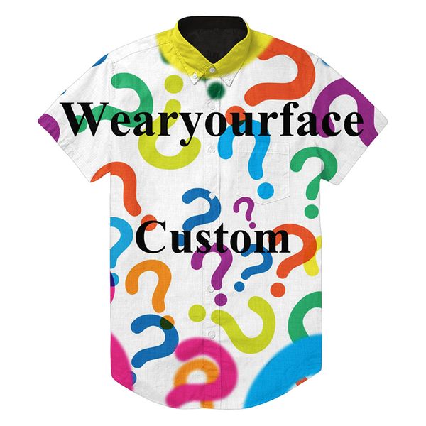 summer custom hawaiian casual button up shirts street style hip hop 3d print short sleeve brand clothing for women men, White;black
summer custom hawaiian casual button up shirts street style hip hop 3d print short sleeve brand clothing for women men, White;black
