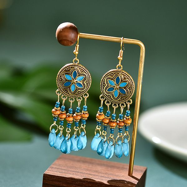 dangle & chandelier ethnic retro flower boho jewelry turkish jhumka earrings women's vintage turkey wood beaded tassel bijoux, Silver
dangle & chandelier ethnic retro flower boho jewelry turkish jhumka earrings women's vintage turkey wood beaded tassel bijoux, Silver