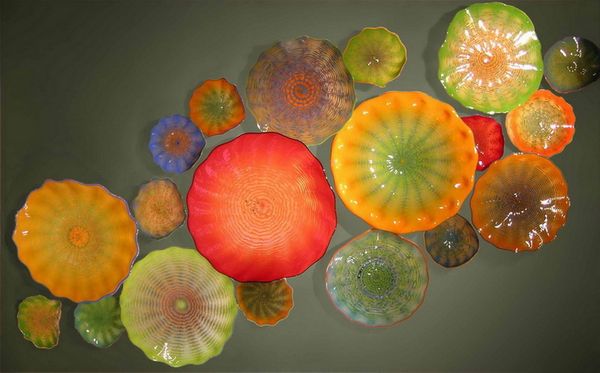 tiffany luxury blown glass hanging plates l hall art multi-colored glass plates murano glass wall art
tiffany luxury blown glass hanging plates l hall art multi-colored glass plates murano glass wall art