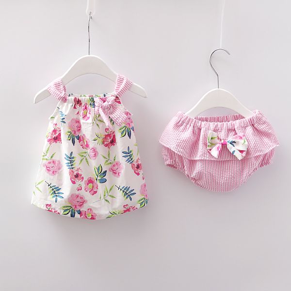 new newborn baby girls clothes sleeveless dress+briefs 2pcs outfits set striped printed cute clothing sets summer sunsuit 0-24m, White
new newborn baby girls clothes sleeveless dress+briefs 2pcs outfits set striped printed cute clothing sets summer sunsuit 0-24m, White