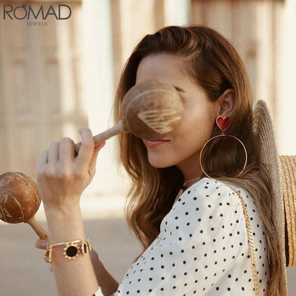 women big red heart hoop earrings french street style snap fashion party jewelry heart pendant boucle d'oreille j3, Golden;silver
women big red heart hoop earrings french street style snap fashion party jewelry heart pendant boucle d'oreille j3, Golden;silver