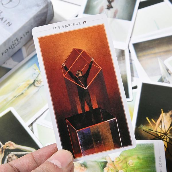 79pcs the fountain tarot cards illustrated deck cards board game playing card for family party use
79pcs the fountain tarot cards illustrated deck cards board game playing card for family party use