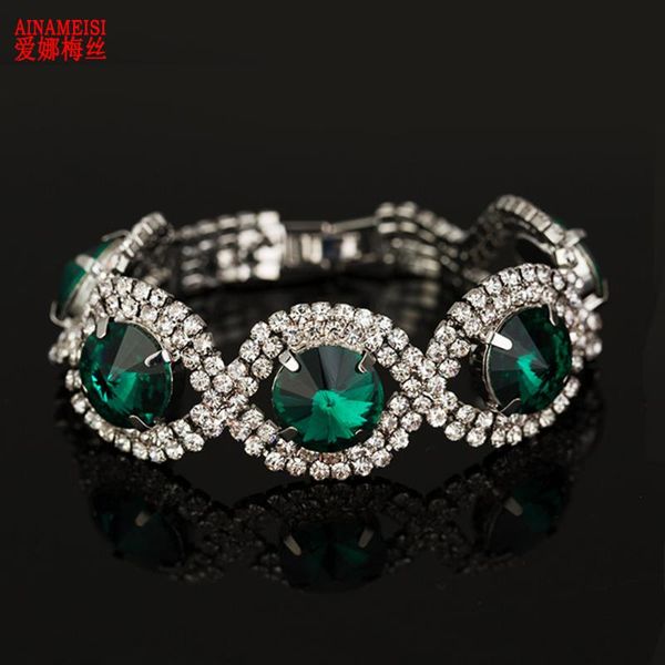 ainameisi 2020 fashion luxury bracelets & bangles for women wedding gifts friends love green crystal jewelry bracelets wholesale, Black
ainameisi 2020 fashion luxury bracelets & bangles for women wedding gifts friends love green crystal jewelry bracelets wholesale, Black